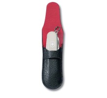Чехол VICTORINOX для ножей-брелоков 58 мм толщиной 2-3 уровня, кожаный, чёрный