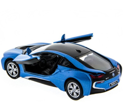 Машина Kinsmart BMW i8 инерция (1/12шт.) 1:36 б/к