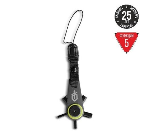 Мини-мультитул Gerber Essentials GDC Zip Hex, блистер, 31-001740