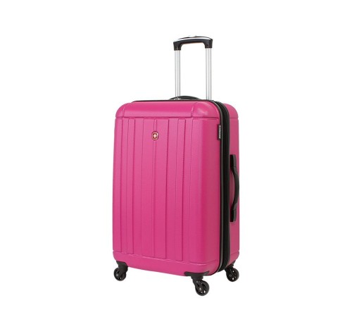 Чемодан WENGER USTER, розовый, АБС-пластик, 41x26x58 см, 62 л