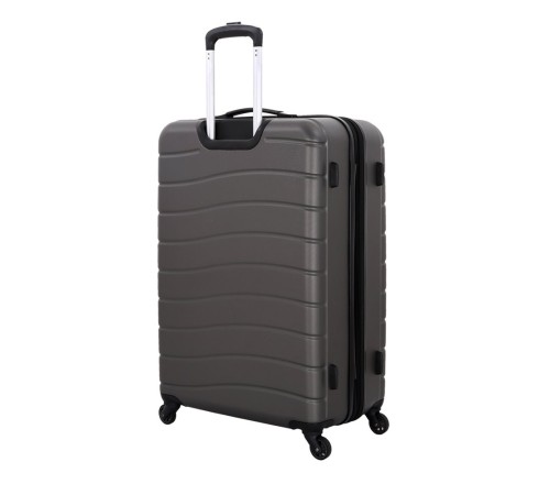 Чемодан SWISSGEAR ALVERSTONE, серый, AБC-пластик, 51,5 x 31 x 77 см, 96 л