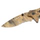 Нож складной Stinger, 95 мм (серый камуфляж), рукоять: алюминий (серо-зеленый камуфляж), картонная к