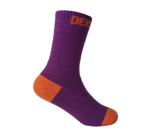 Водонепроницаемые носки детские DexShell Ultra Thin Children Socks S (16-18 см), пурпурный