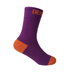 Водонепроницаемые носки детские DexShell Ultra Thin Children Socks L (20-22 см), пурпурный