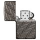Зажигалка ZIPPO Armor™ с покрытием High Polish Black Ice®, латунь/сталь, чёрная, 38x13x57 мм