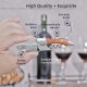 Двухступенчатый штопор для вина Original Vinoman Black