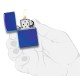 Зажигалка ZIPPO Classic с покрытием High Polish Indigo, латунь/сталь, синяя, глянцевая, 38x13x57 мм