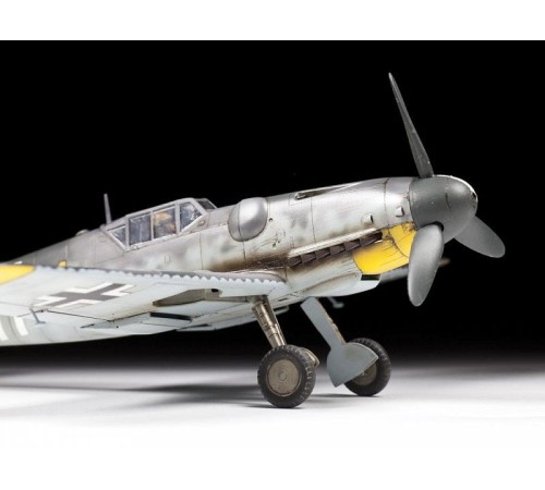 Сборная модель ZVEZDA Немецкий истребитель Мессершмитт BF-109G6, 1/48