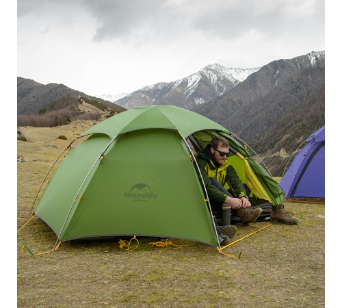 Палатка Naturehike Сloud Peak NH17K240-Y 20D двухместная, зеленая