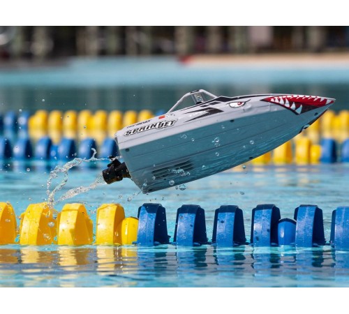 Радиоуправляемый катер ProBoat Sprintjet 9-inch Self-Right Jet Boat (серебряный) RTR