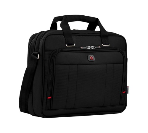 Портфель для ноутбука 16'' WENGER, черный, полиэстер / ПВХ, 41 x 15 x 34 см, 12 л