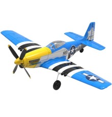 Радиоуправляемый самолет Volantex RC P51D 400мм (синий) 2.4G 4ch LiPo RTF with Gyro