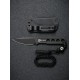 Нож CIVIVI Fixed Blade Circulus 10Cr15CoMoV Steel Black Stonewashed Handle Ostap Hel Design