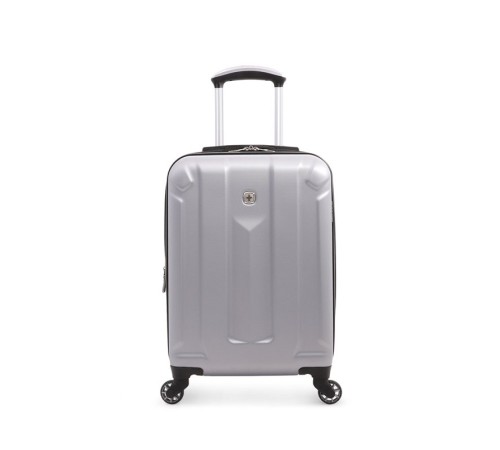 Чемодан WENGER ZURICH III, серебристый, АБС-пластик, 35,5x23x48 см, 34 л