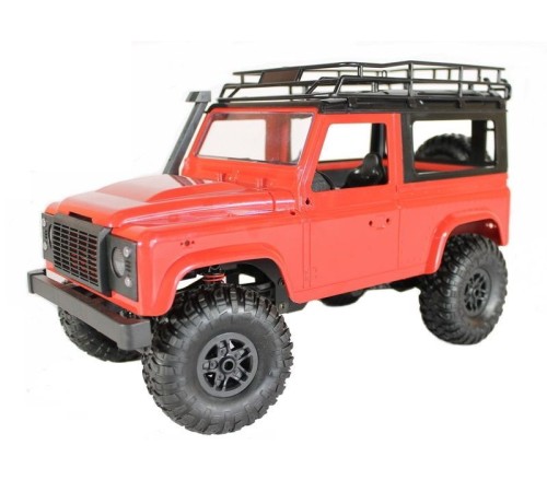 Радиоуправляемая машина MN MODEL английский внедорожник Defender (красный) 4WD 2.4G 1/12 RTR