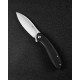 Складной нож SENCUT San Angelo 9Cr18MoV Steel Satin Finished Handle G10 Black