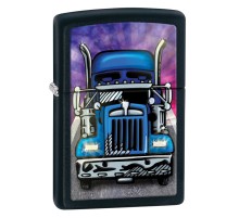 Зажигалка ZIPPO Classic с покрытием Black Matte, латунь/сталь, чёрная, матовая, 36x12x56 мм