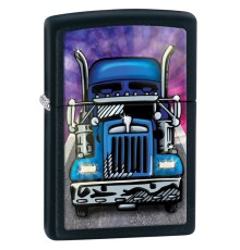 Зажигалка ZIPPO Classic с покрытием Black Matte, латунь/сталь, чёрная, матовая, 36x12x56 мм