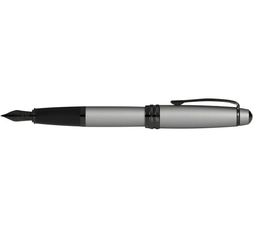 Перьевая ручка Cross Bailey Matte Grey Lacquer, перо F. Цвет - серый.