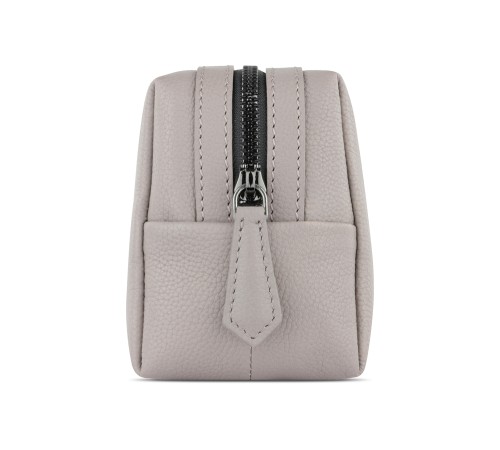 Косметичка BUGATTI Bella, бежевая, воловья кожа/полиэстер, 19х8,5х11 см