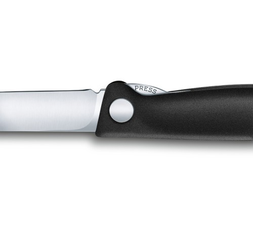 Нож для овощей VICTORINOX SwissClassic, складной, 11 см, чёрный
