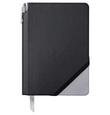Записная книжка Cross Jot Zone, A5, 160 страниц в линейку, ручка в комплекте. Цвет - черно-серы