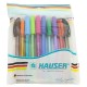 Набор: Шариковая ручка Hauser Gliss Trendz - 10шт