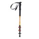 Палка Треккинговая Naturehike ST01 6061 AL NH17D001-Z  с 3 узлами женская 57-120 золотой