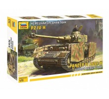 Сборная модель ZVEZDA Немецкий средний танк PZ IV-H, 1/72
