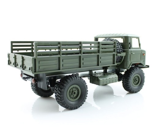 Радиоуправляемая машина WPL ГАЗ-66 грузовая (зеленая) 4WD 2.4G 1/16 KIT
