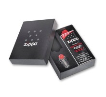 Подарочная коробка Zippo (кремни + топливо, 125 мл + место для широкой зажигалки), 118х43х145 мм
