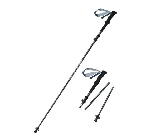 Треккинговая палка Naturehike CNK2450DS013 AL Chang feng Pro 115-135см 5-секций серый, 6975641883920