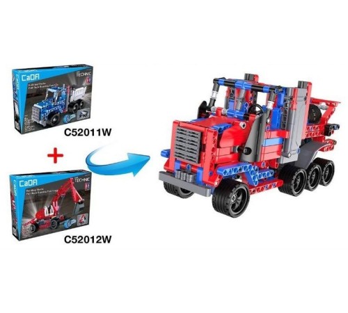 Конструктор CaDA Technic экскаватор совместим с C52011W, инерционный (235 деталей)