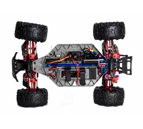 Радиоуправляемый монстр Remo Hobby Dinosaurs Master Brushless UPGRADE PLUS (красный) 4WD 2.4G 1/8 RTR