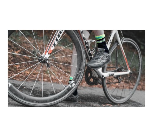 Водонепроницаемые носки DexShell Pro visibility Cycling M (39-42) Зеленая полоска, DS648HVYM