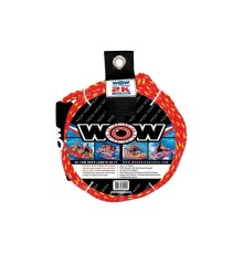 Фал буксировочный World of Watersports для буксируемых кругов, с поплавком, 2 пассажира, 18 м