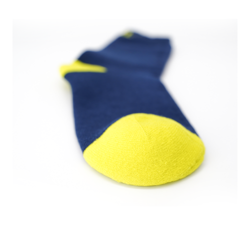 Водонепроницаемые носки DexShell Ultra Thin Crew S (36-38), синий/желтый, DS683NLS