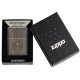 Зажигалка ZIPPO Founder's Day с покрытием Black Ice®, латунь/сталь, чёрная, глянцевая, 38x13x57 мм
