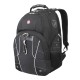 Рюкзак WENGER, 15”, чёрный/серебристый, полиэстер 900D/600D/искуственная кожа, 34x18x47 см, 29 л