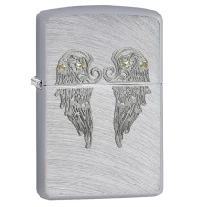 Зажигалка ZIPPO Classic с покрытием Chrome Arch, латунь/сталь, серебристая, матовая, 36x12x56 мм