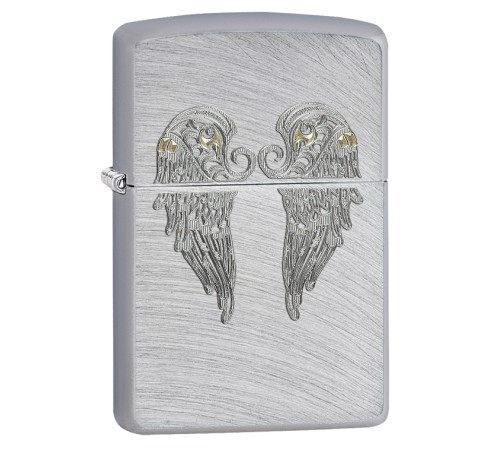 Зажигалка ZIPPO Classic с покрытием Chrome Arch, латунь/сталь, серебристая, матовая, 36x12x56 мм