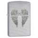 Зажигалка ZIPPO Classic с покрытием Chrome Arch, латунь/сталь, серебристая, матовая, 36x12x56 мм