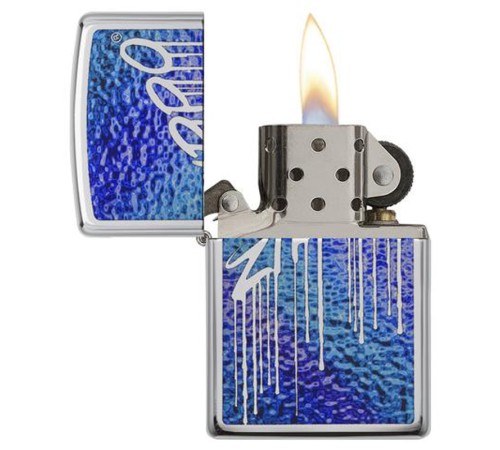 Зажигалка ZIPPO Classic с покрытием High Polish Chrome, латунь/сталь, серебристая, 38x13x57 мм