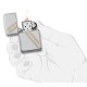 Зажигалка ZIPPO Classic с покрытием High Polish Chrome, латунь/сталь, серебристая, 36x12x56 мм