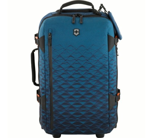 Сумка на колёсах VICTORINOX Vx Touring, синяя, ткани VX4 и VXTek, 35x20x55 см, 33 л