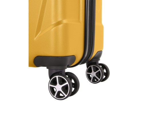 Чемодан SWISSGEAR ADAMS, желтый, АБС-пластик, 35 x 25 x 55 см, 37 л