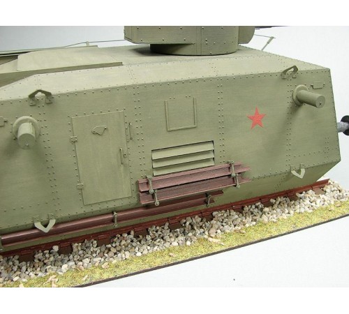 Сборная картонная модель Shipyard тяжелая бронедрезина BDT (№44), 1/25