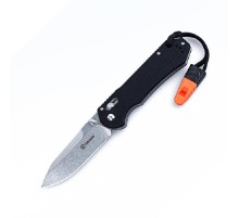 Нож Ganzo G7452-WS черный, G7452-BK-WS