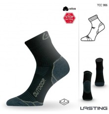 Носки Lasting TCC 986, cotton+polypropylene, черный, размер M, TCC986M