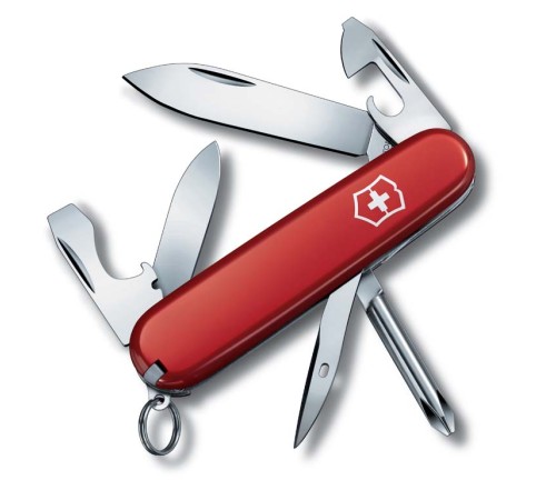 Нож перочинный VICTORINOX Tinker Small, 84 мм, 12 функций, красный